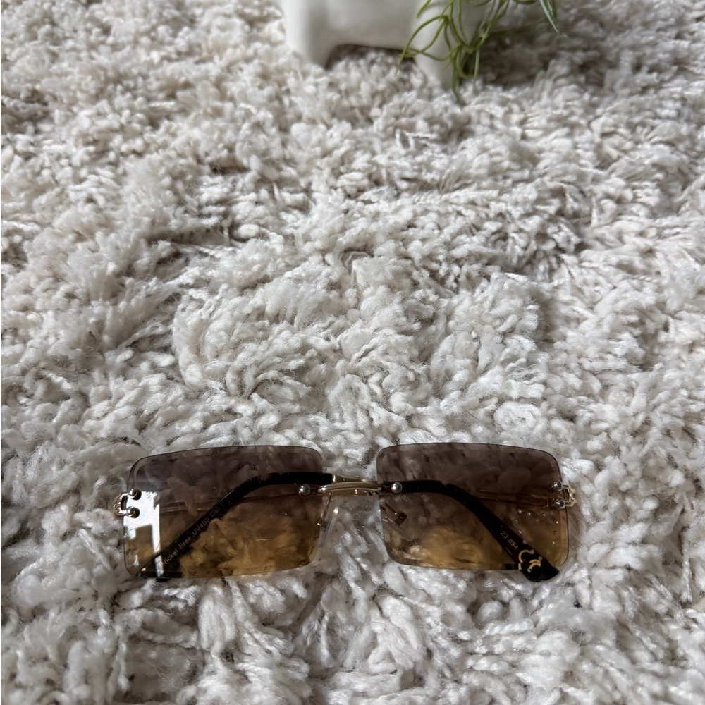 Chic Gradient Square Rectangle Vintage Y2k, 2000s… - image 2